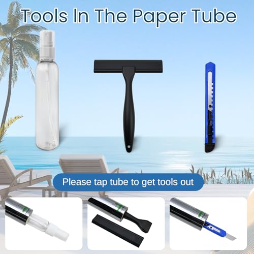 Blackout Window Privacy Film with Tools