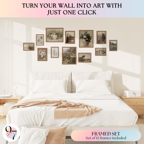 Vintage Wall Art Set (12 Count)