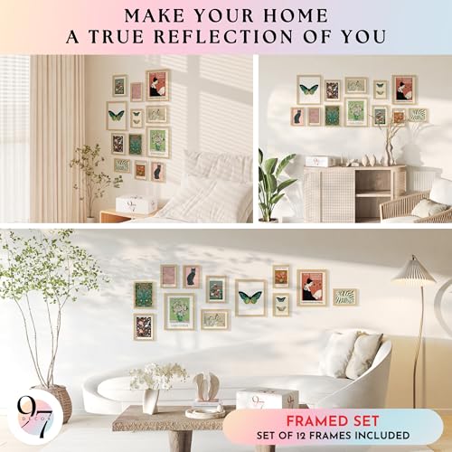 Eclectic Framed Wall Art (12 Count)