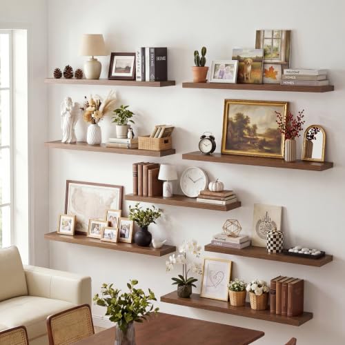 10 Inch Deep Floating Shelves 30x10” Set of 2 (2 Count)