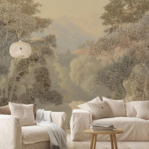 Tropical Jungle Wallpaper Landscape Tree wall murals for Bedroom 182"x120"