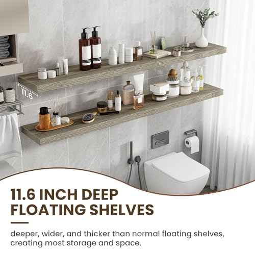 72 inch Floating Shelves for Wall