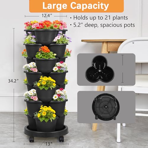 7 Tier Vertical Garden Planter (7 Count)