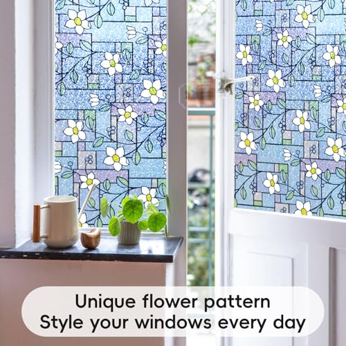 Stained Glass Window Film (19.34 Sq Ft)