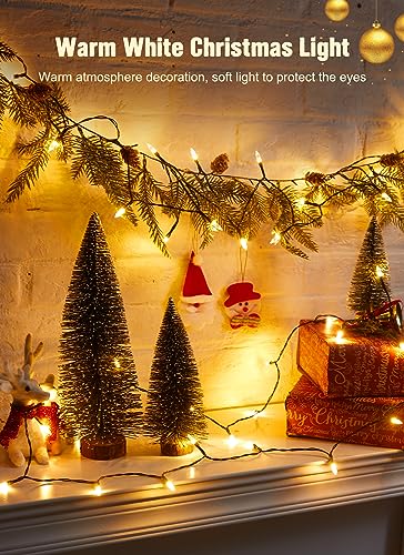 Warm White Battery 4 Pack Operated Christmas String Lights
