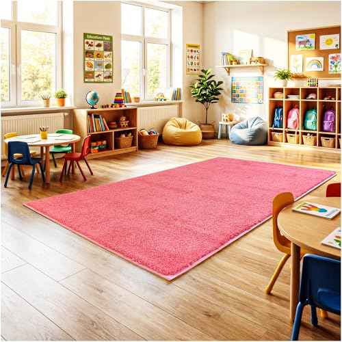 Soft & Colorful 10' x 10' Kids Classroom Area Rug