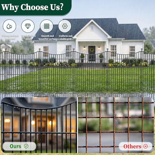 No Dig Dog Fence Outdoor for Yard (400 Sq Ft)