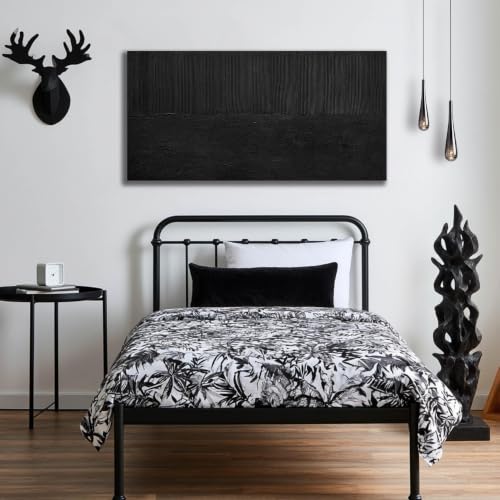 Abstract Painting Wall Art for Living Room Minimalist Wall Decor for Bedroom Black Wall Art for Bathroom 20 x 40 Inch