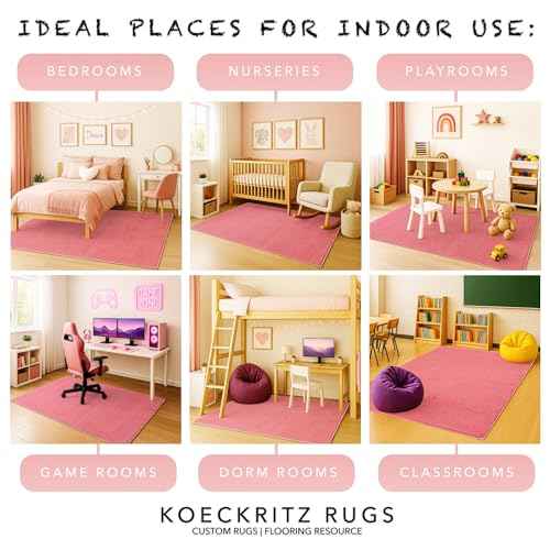 Soft & Colorful 10' x 10' Kids Classroom Area Rug