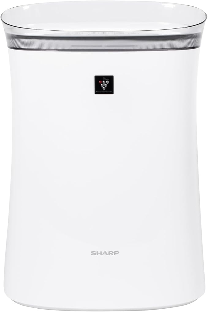 SHARP Air Purifier for Medium Rooms – Covers up to 1,253 sqft in one hour, True HEPA Filter Air Purifier for Pets, Dust, Smoke, Pollen - FPK50UW