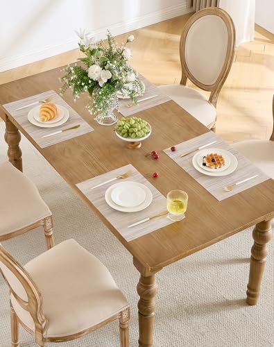 Lightsteel Beige with Yellow Placemats Set of 12 (12 Count)