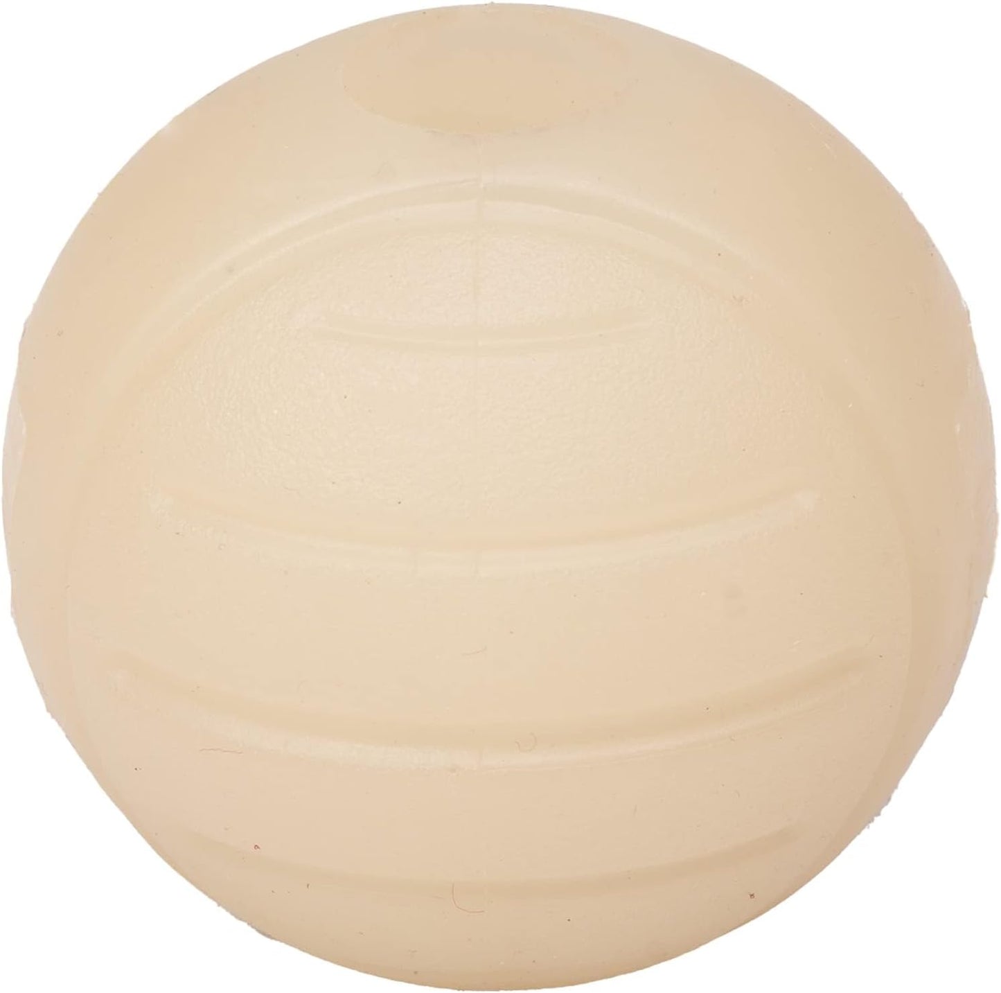 Amazon Basics Dog Toys, Interactive Assorted Rubber Balls, (Pack of 3), 2.5 inch, Blue, Beige, Orange