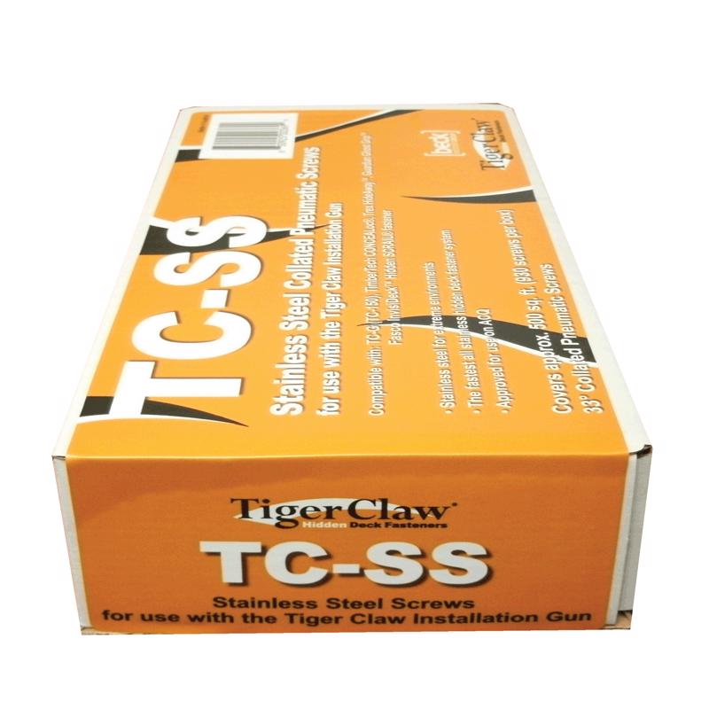 TigerClaw Angled Strip Black Oxide Scrail Fasteners F-6557-SSPS 930 pk