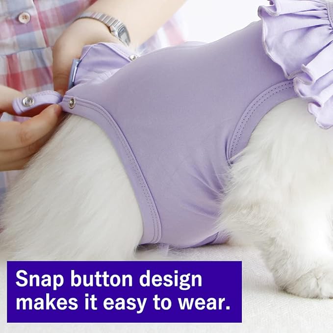 Cat Recovery Suit for Abdominal Wounds and Skin Diseases,Breathable Surgical Recovery Shirt After Surgery Wear Anti Licking Wounds,E-Collar Alternative for Female Cats Kitten(RSC01-yellow-m)