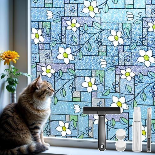 Stained Glass Window Film (19.34 Sq Ft)
