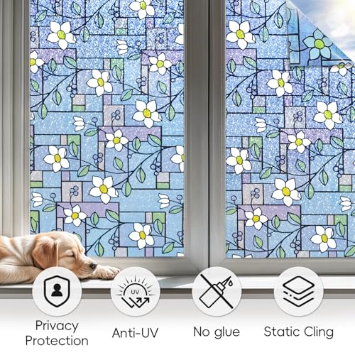 Stained Glass Window Film (19.34 Sq Ft)