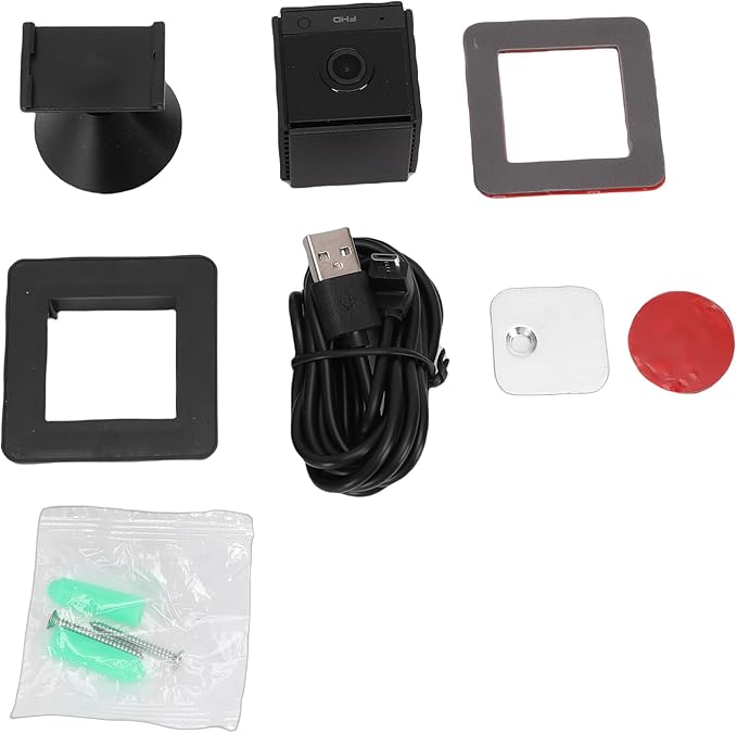 Yunseity Fish Tank Camera, 2K HD 140 Wide Angle Anti WiFi Aquarium Camera with AI Motion Detection, for Reptile Terrarium Breeding Tank