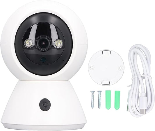 AstraLoom WiFi Security Camera 2MP 1080P HD Night Vision Indoor Wireless Home Surveillance Pet Camera with Two Way Audio Motion Detection Alarm Cloud Storage ABS Material