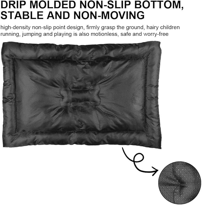 Dog Bed Furniture 36 × 24 Inch Spring Floral Easter He is Risen Dogs Pads Small Dog Crate Pad Thick Crate Bed for Cages Kitten Camas para Perros One Pack Pet Beds for Small Dogs Kennel Pad