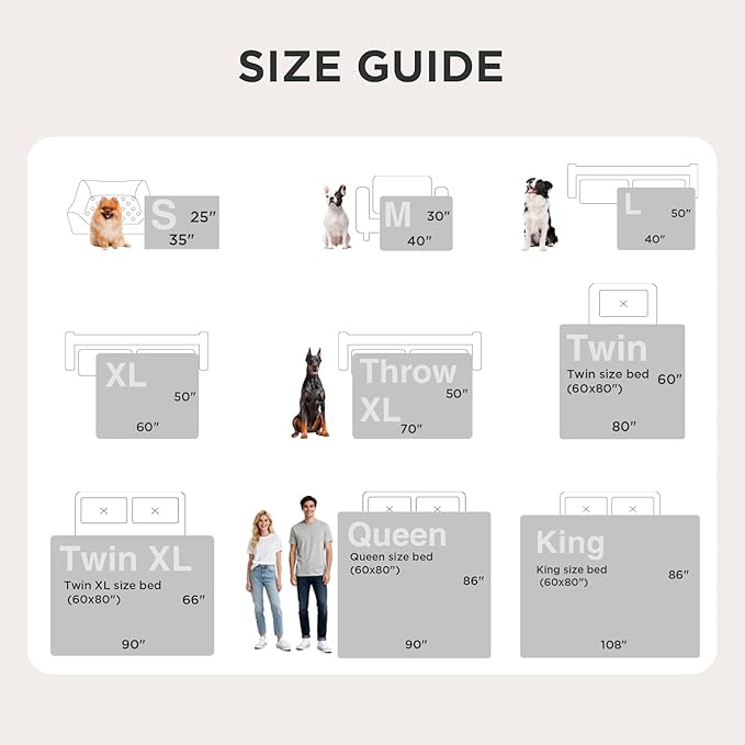 Bedsure Waterproof Dog Blankets for Extra Large Dogs - XL Cat Blanket Washable for Couch Protection, Sherpa Fleece Puppy Blanket, Soft Plush Reversible Throw Furniture Protector, 50"x60", Camel