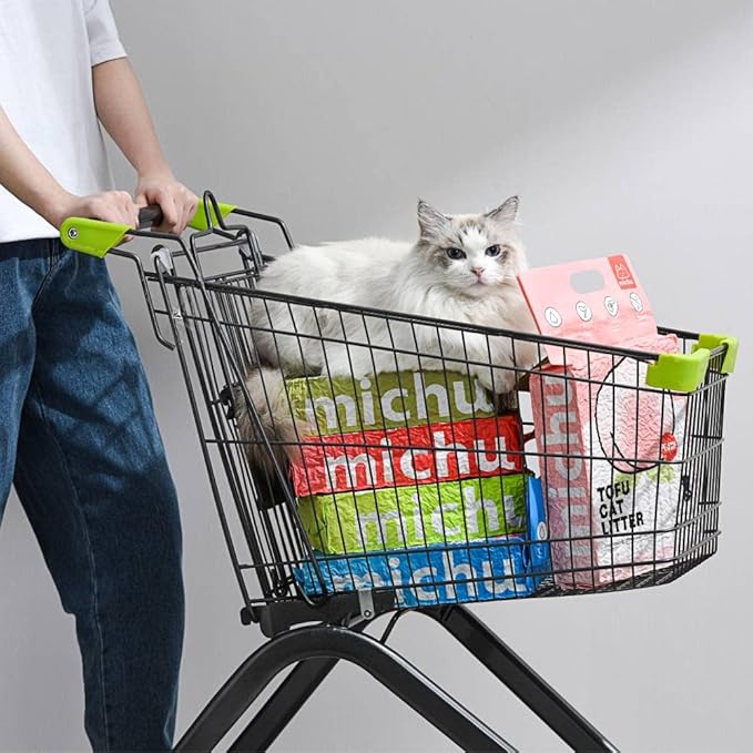 Tofu Cat Litter Natural Clumping Tofu Cat Litter 5.5lb/88oz 5 Scents (Watermelon + Mixed, 2 Pack)