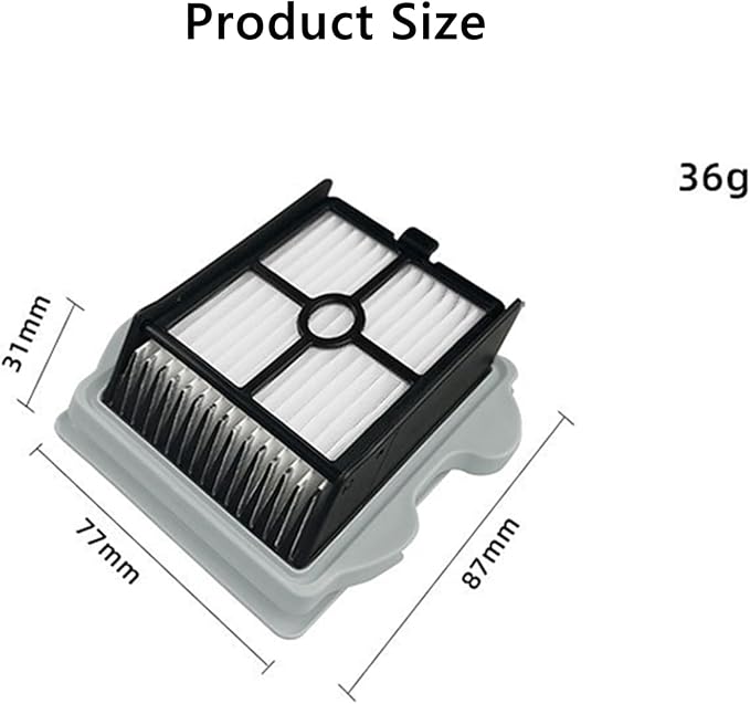 1 Set Main Brush + 2 PCS Filters + Cleaning Brush Replacement Parts Compatible