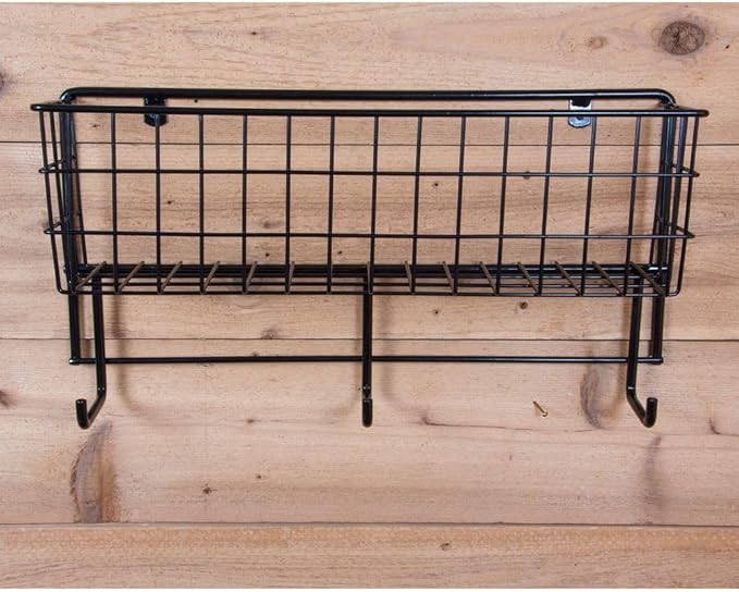Basket & Tack Rack for Horse | Sturdy, Multi-Function, Mounted Design | 5 Year Warranty