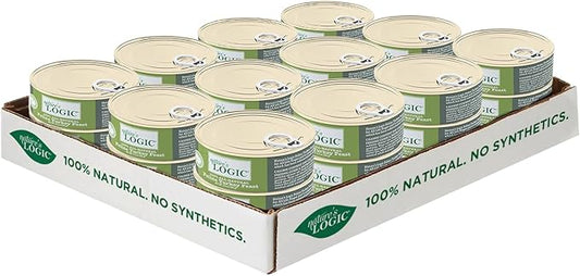 Nature's Logic 24 Count Feline Turkey Canned Food, 24-5.5 oz