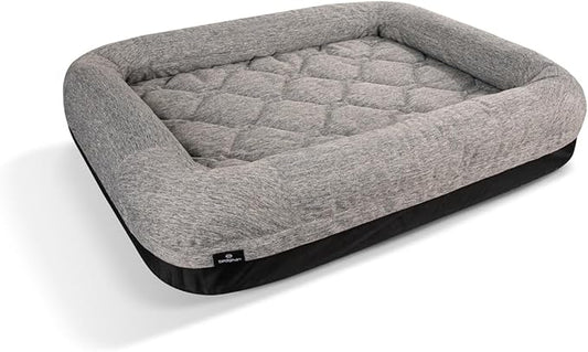 Bedgear Performance Dog Bed - Extra Large - Durable Pet Bed with Washable Cover - Removable Pad for Travel