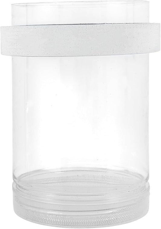 Suspensions Breeder Box, Floating Mesh Isolation Fish Tank Separator Set, Ideal for Aquatic Pets, Large, White, 1 Set