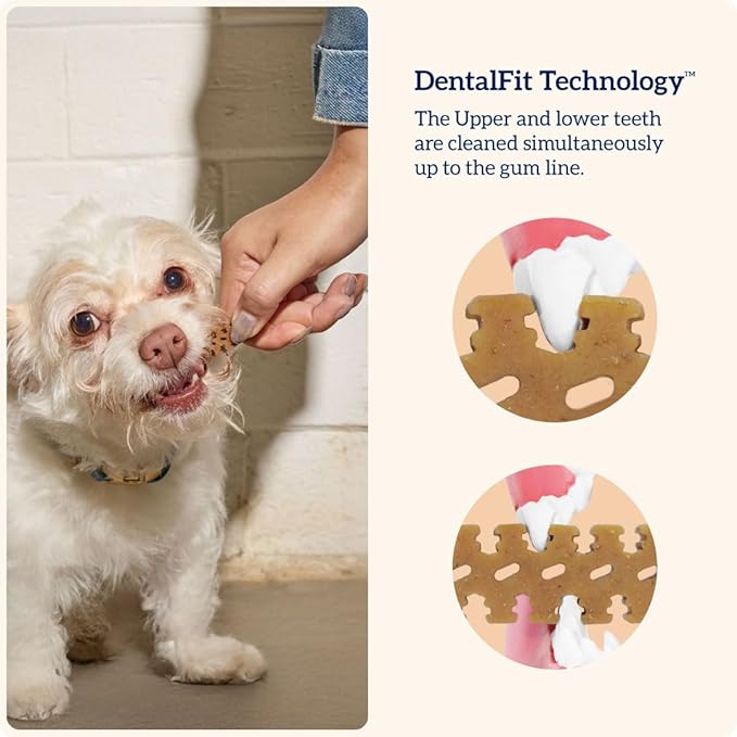 Groovies Original Dog Dental Chew Individually Wrapped Medium (25 ea)