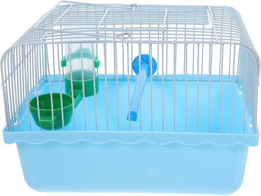 Kisangel Portable Bird Cage Food Box Water Bottle Spacious Travel Carrier for Parakeets Lovebirds Pets Easy to Transport for Outdoor Adventures