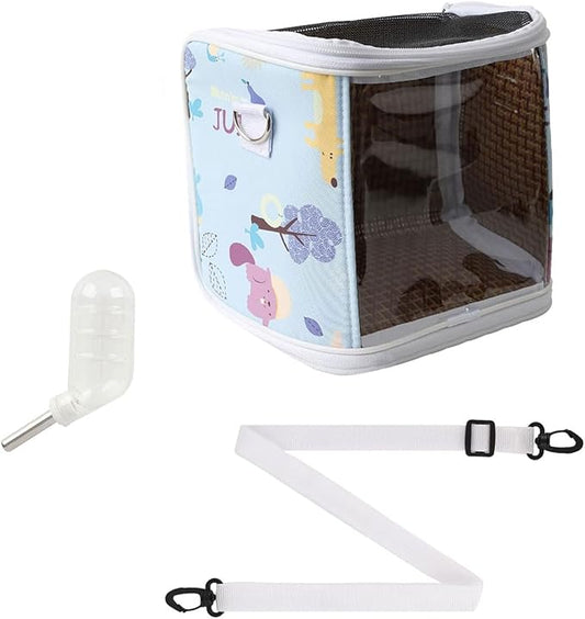 Portable Bird Carry Bag Bird Carriers with Water Feeder and Ventilation Systems Travel Accessories for Small Animals