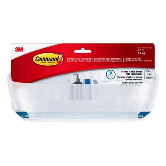 3M Command 4.75 in. H X 4.625 in. W X 11.375 in. L Shower Caddy BATH11-ESF