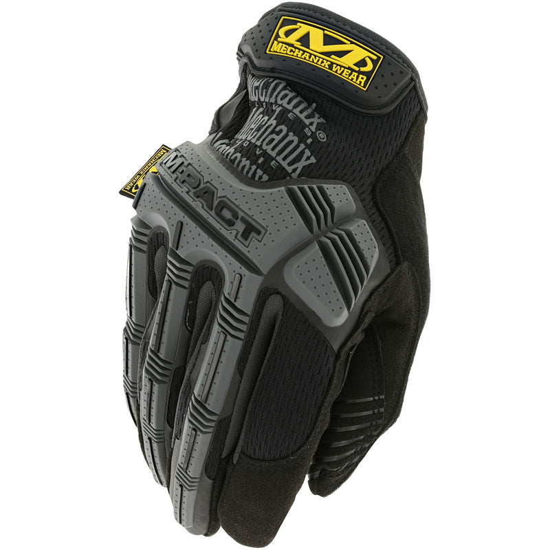 Mechanix Wear M-Pact Men's Indoor/Outdoor Impact Gloves Black/Gray M 1 pair MPT-58-009