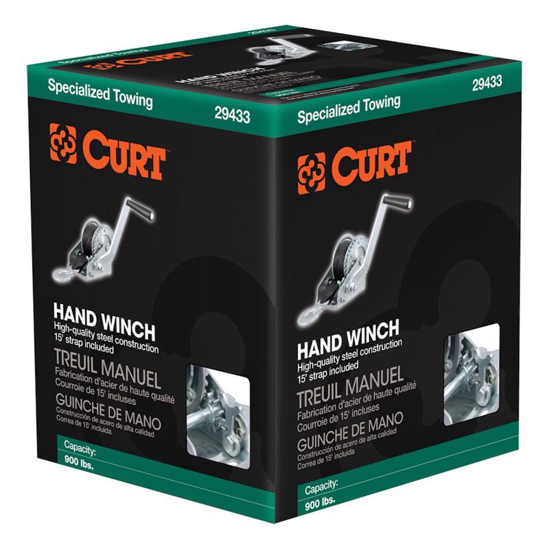 CURT 900 lb Hand Winch 29433