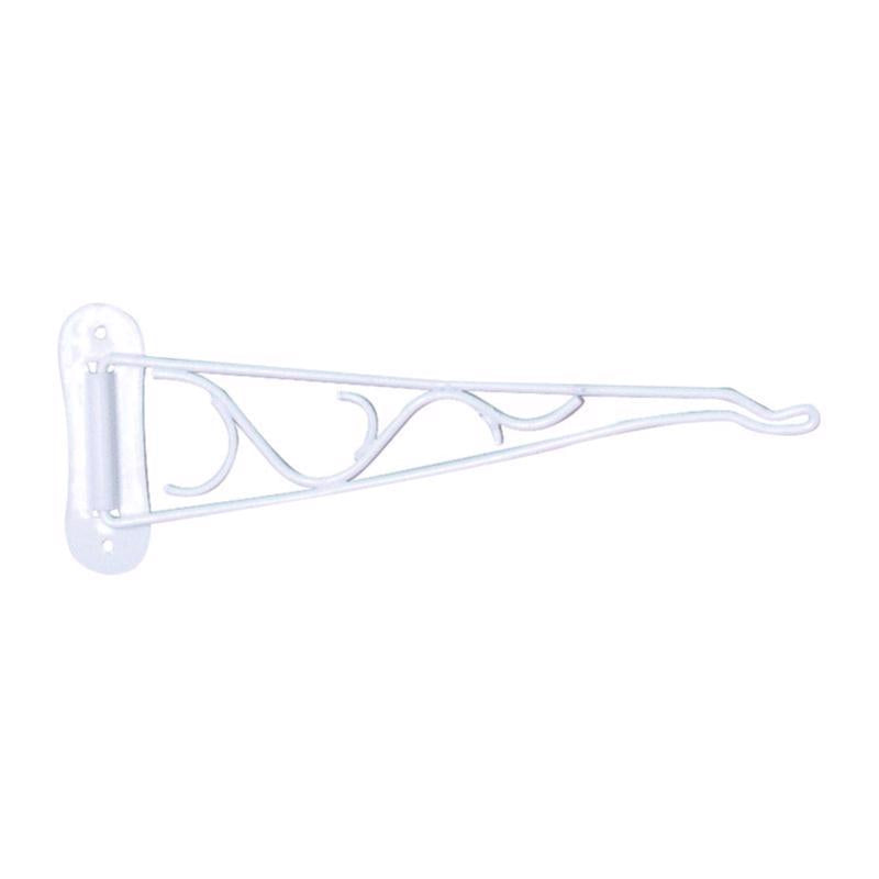 Living Accents White Steel 10 in. H Swivel Plant Hook 58020 1 pk