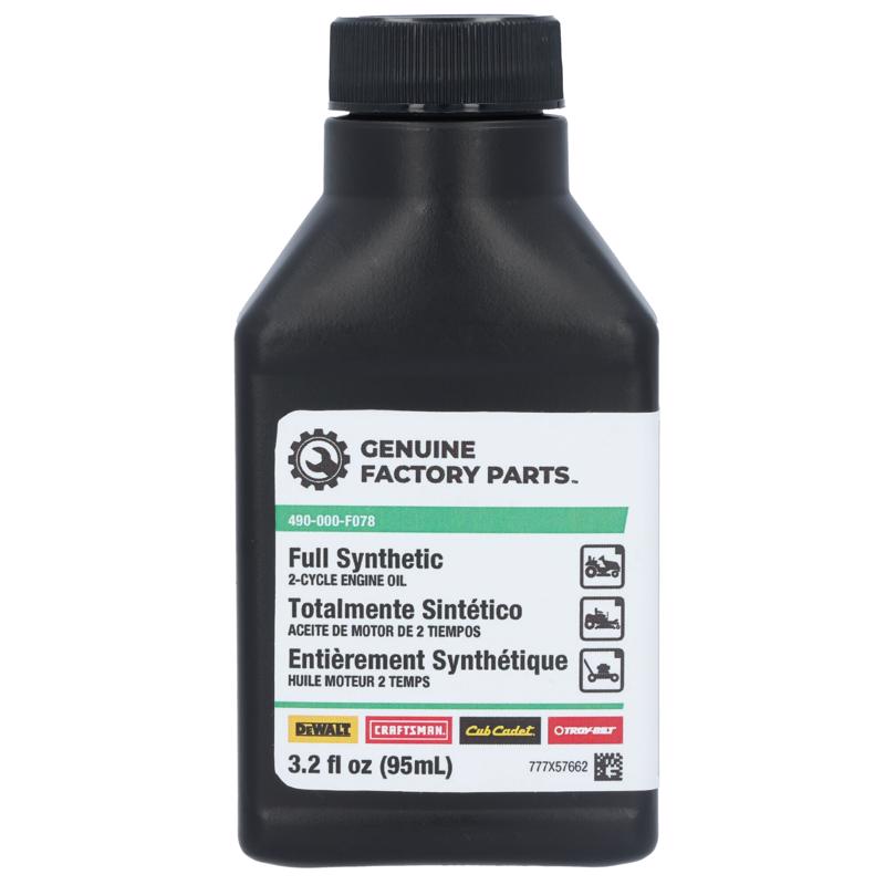 Genuine Factory Parts Ethanol-Free 2-Cycle 40:1 Synthetic Blend Engine Oil 3.2 fl. oz. 490-000-F078, Pack of 24