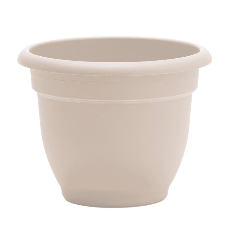 Bloem Ariana 13.75 in. H X 17.75 in. W X 16 in. D Plastic Traditional Planter Vanilla Bean AP1611