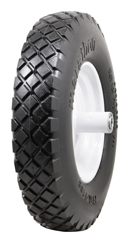 Marathon 8 in. D X 15.5 in. D 500 lb. cap. Centered Wheelbarrow Tire Polyurethane 00047 1 pk
