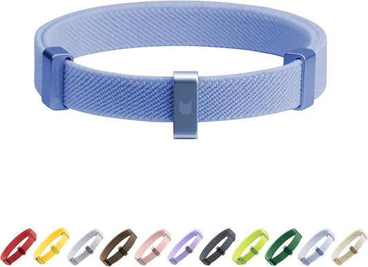 Safety Cat Collar - U.S. IDA Gold Awarding Design, Stretch Elastic Quick Release, Non Breakaway - Light Weight for Kitten, Neck Fit 5.9'-11.8' for All Small Large Cat,S(Armor Blue)