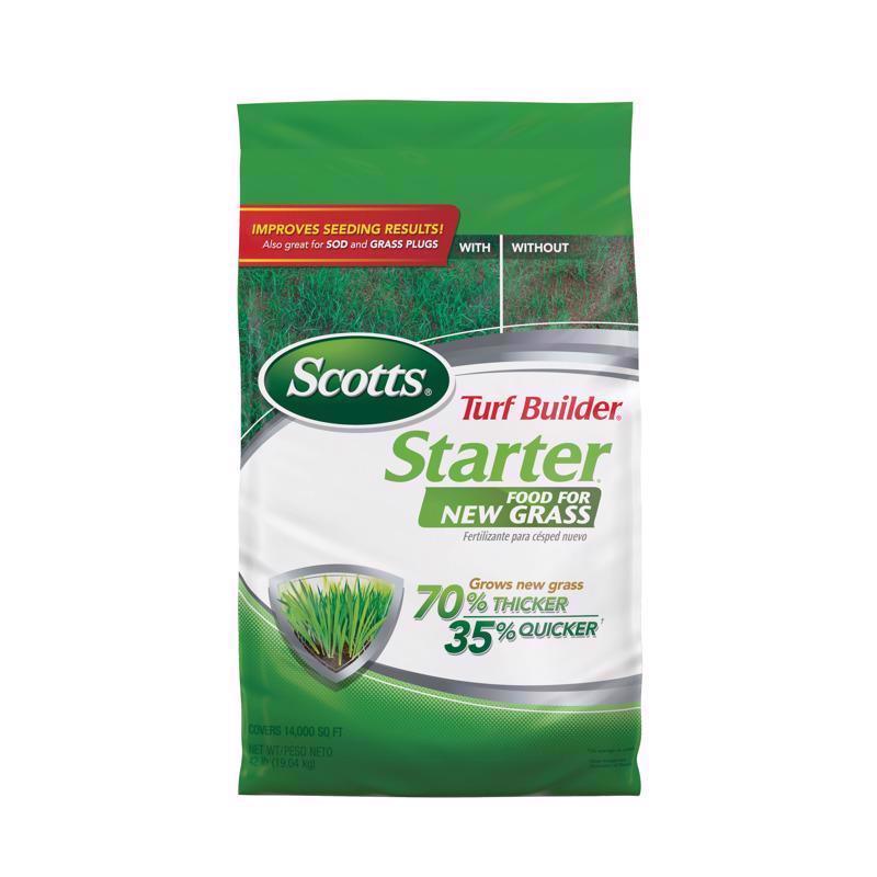 Scotts Turf Builder Lawn Starter Lawn Fertilizer For All Grasses 14000 sq ft 21814