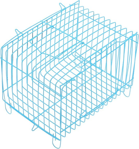 Milisten Portable Metal Bird Carrier Cage Lightweight Outdoor Travel Cage with Breathable Wire Design for Parrots Conures Cockatiels Easy Carry