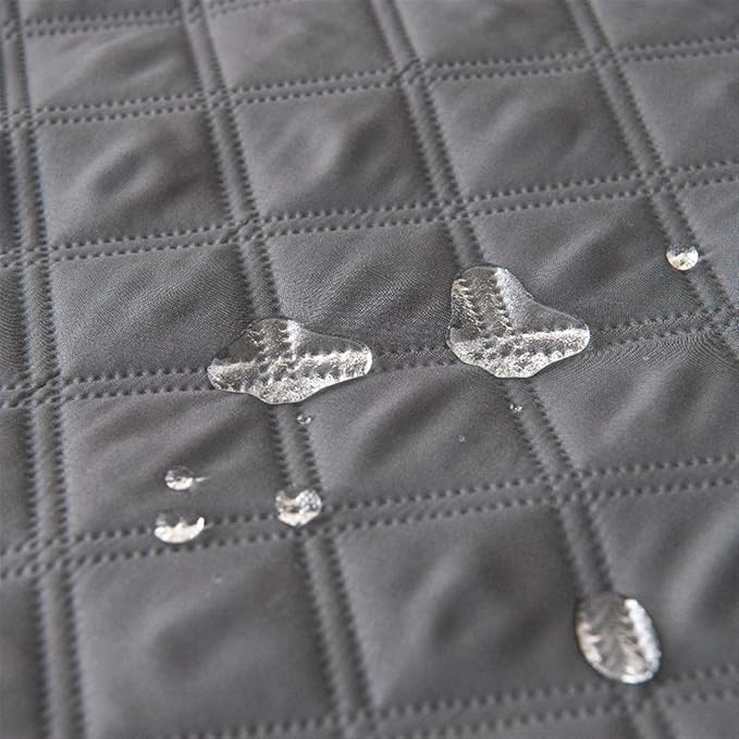 GIBZ Waterproof Dog Bed Cover Anti Slip Pet Furniture Protector Blanket Washable Thick Quilted Mat, Khaki, 50.8x76.2cm