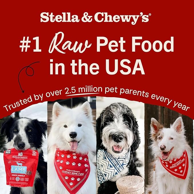 Stella & Chewy's Freeze-Dried Raw Chicken Meal Mixers- Dog Food Topper and Mixer - Made with 95% Cage-Free Chicken,Organs & Bone - Perfect for Picky Eaters - Grain-Free - 35oz,(Pack of 2)