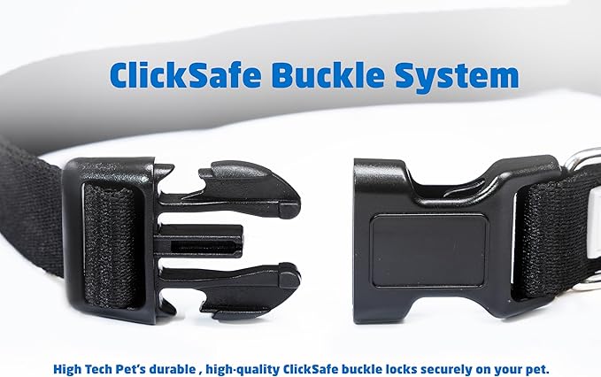 MS-5 Automatic Pet Door Collar, Genuine High Tech Pet Brand Dog Collar for Power Pet Doors - Deluxe Strap (Black, Extra Large) - DC-BLK-MS5-XL