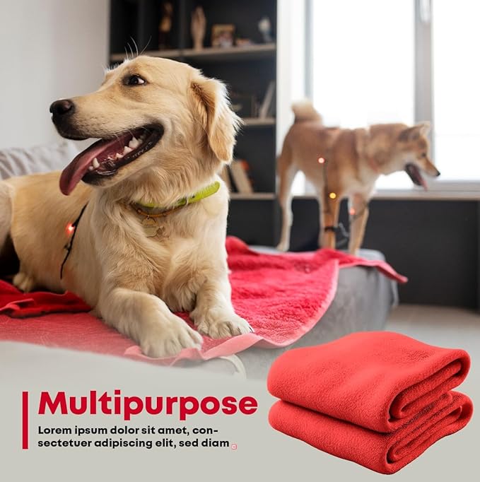 Extra Large Dog Towel Soft Absorbent Bath Pet Towels for Drying Dogs, Elastic Terry Microfiber Soft Towel, Machine Washable, Quick Dry, Multipurpose (L, XL, 2XL) (Purple, L)