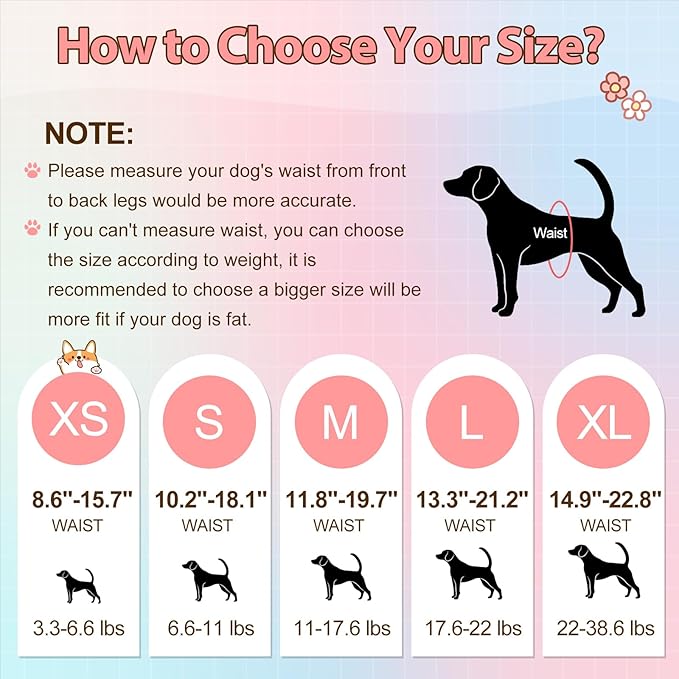 Ambreview Disposable Dog Diapers Female, Just Pull It Up, Doggie Diapers for Female Dogs, Strong Absorbency | Leak Proof, for Dogs in Heat | Elderly | Disabled, XL 100 PCS