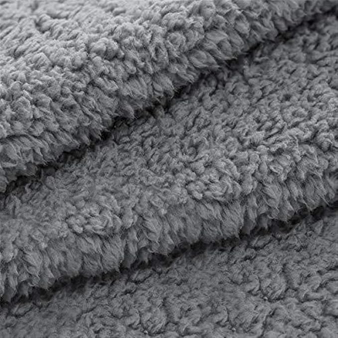 Pet Blankets for Couch Sofa Bed Dog Blankets Reversible Cat Blanket Soft Furniture Protector Cover for Small Medium Large Dogs Cats, Grey, 41 x 30 inches