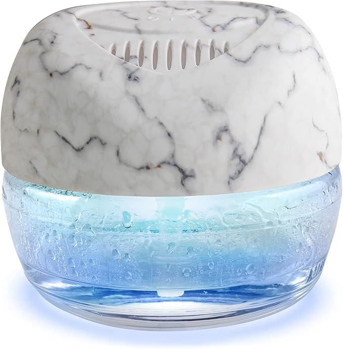 Purifier Air Washer, Air Fresher Aroma Diffuser for Home, Office, Air Purifier with Night Light (Marbling)